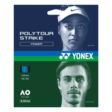 YONEX PolyTour Strike 125 16L 12m Tennis String Set (PTGST125)
