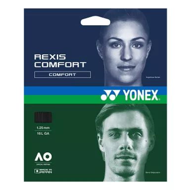 YONEX Rexis Comfort 125 Black 12m String Set (RTGC125BK)