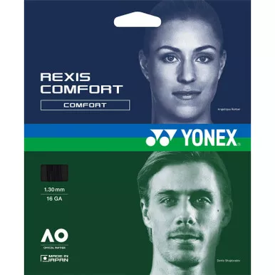 YONEX Rexis Comfort Black 130 Tennis String (RTGC130BK)