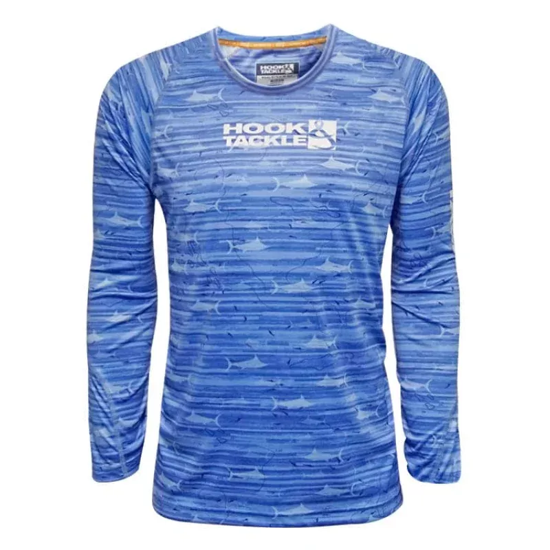 Youth Marlin Stripe UV Fishing Shirt (8-20)
