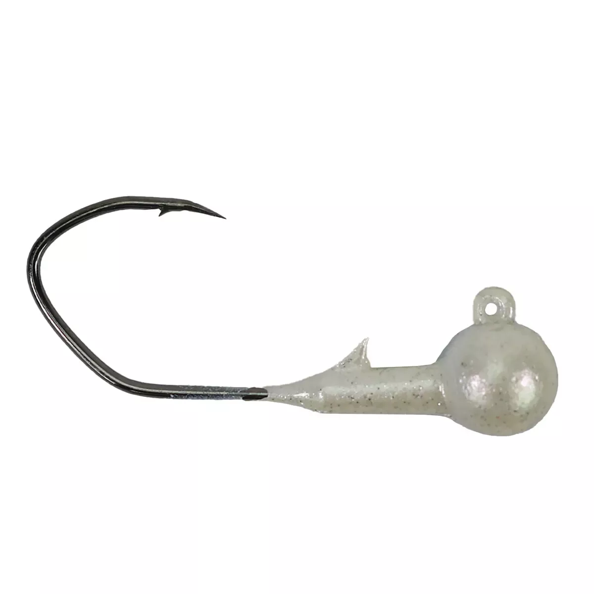 YUM FF Sonar Jig Heads-Pearl-1-4 oz.