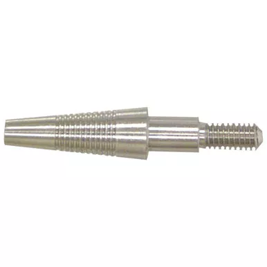Zwickey 5A Hollow Point Broadhead Adapters, 5/16 Inches, 28 Grain, Silver, 12 Pack
