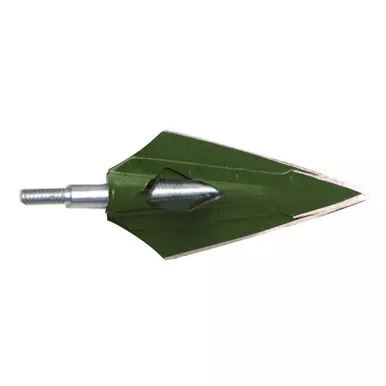 Zwickey S54 Eskilite Broadheads Screw In, 4 Blade, 135 Grain, Green, 3 Pack